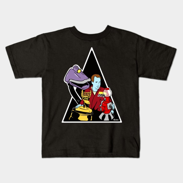 Mystery Science Theater 3000 Kids T-Shirt by RevArt